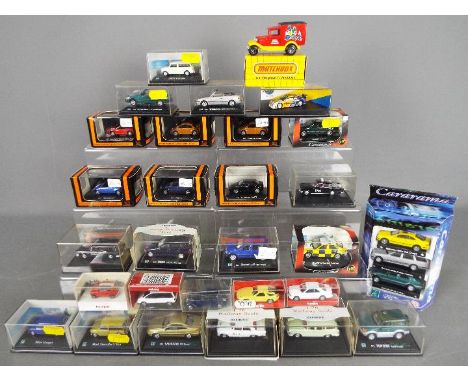 Cararama, Herpa, Gaugemaster, Oxford Diecast - Approximately 28 diecast and plastic model vehicles predominately in 1:72  and