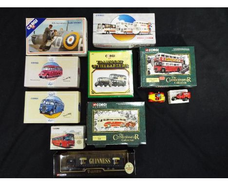 Corgi Classics, Matchbox - A collection of mainly boxed Corgi vehicles. Lot includes Corgi #59529 ERF Curtainside 'Guinness';