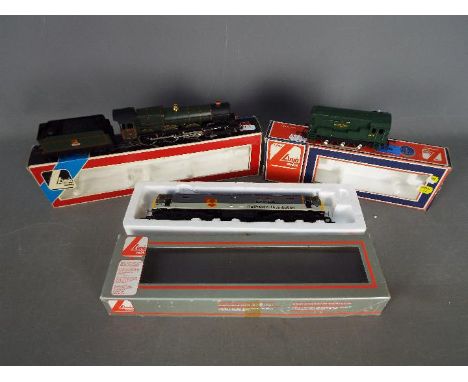 Lima - Three boxed OO gauge locomotives. Lot consists of a Class 08 Diesel Shunter Op.No. 3004 in BR Green livery; a Class 47