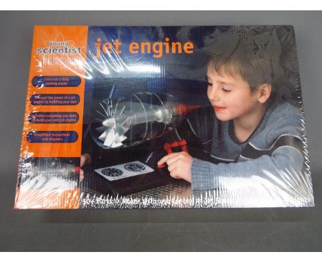 Young Scientist - A boxed factory sealed Young Scientist 'Jet Engine' model kit. 