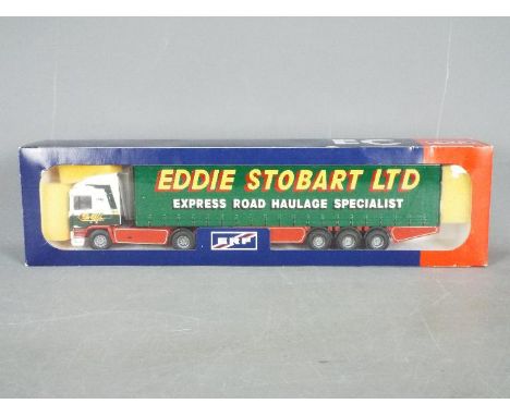 Tekno - A boxed Tekno diecast 1:50 scale #50 ERF 'Eddie Stobart' from 'The British Collection'. The model in red, white and g