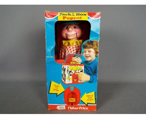 Fisher Price - A boxed vintage Fisher Price #138  'Jack in the Box' Puppet. The Puppet appears to be in Very Good condition p