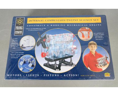 Humbrol, Salter Merit - A boxed 'Young Scientist' Internal Combustion Engine Science Kit. The model is presented within a fac