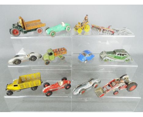 Dinky Toys, Spot-On, Crescent, Charbens, Corgi - An unboxed collection of diecast model vehicles and accessories. Lot include