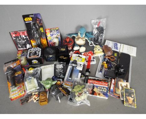 Lego, Walkers, Tomy, Others - A mixed collection of Star Wars related toys, ephemera and collectables. Lot includes a boxed T