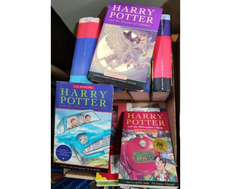 Seven Harry Potter novels by J K Rowling&nbsp;Chamber of Secrets onwards are hardbacks