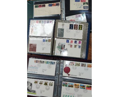 GB: a collection of GB first day covers including GVI Olympic Games (x2), Postage Centenary 1940, QEII Coronation, etc 3 albu