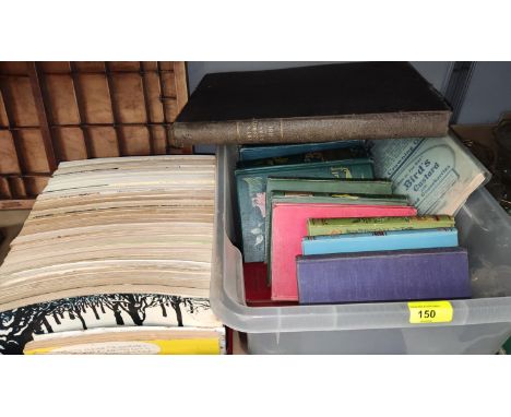 A selection of vintage hard back books, classics and a selection of various Giles books 