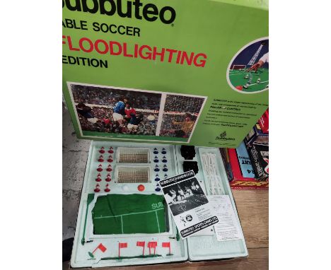 An originally boxed mid 20th century 'Subbuteo Table Soccer Floodlighting Edition' 