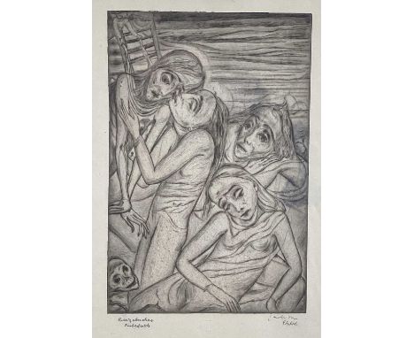 Georg Ehrlich (1897-1966) etching, signed and inscribed, 24.5cm x 16.5cm, in glazed frameGlazed and not examined out of the f
