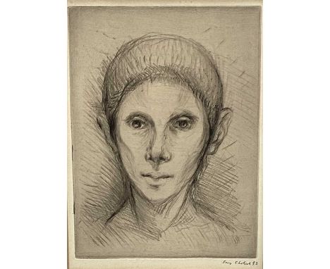 Georg Ehrlich (1897-1966) etching, signed and dated '43, 18.5cm x 13.5cm, in glazed frameGlazed and not examined out of the f