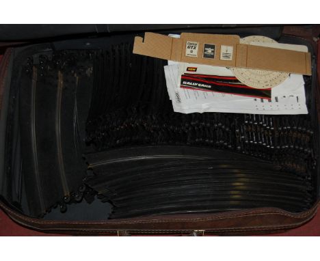 A collection of assorted loose Scalextric cars and track etc 