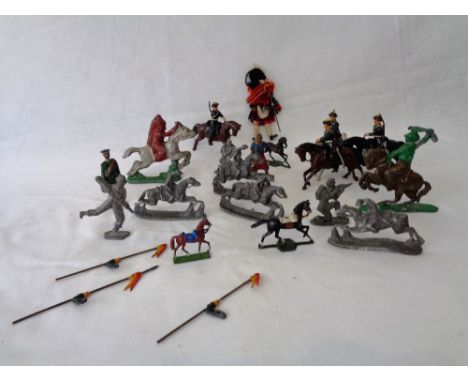 A collection of vintage models some tin