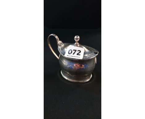 SILVER MUSTARD POT LONDON 1802