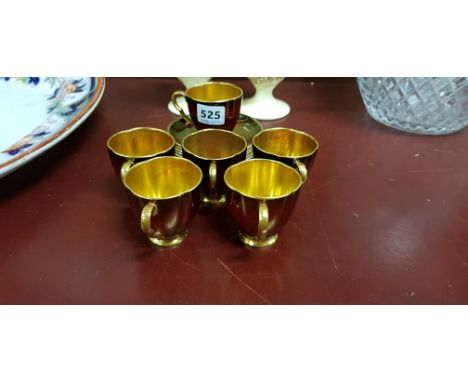 CARLTONWARE COFFEE CANS AND SAUCERS
