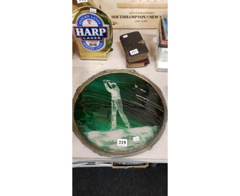 GOLFER LEAD LIGHT WINDOW