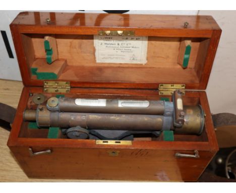 A 'Dumpy' level and tripod