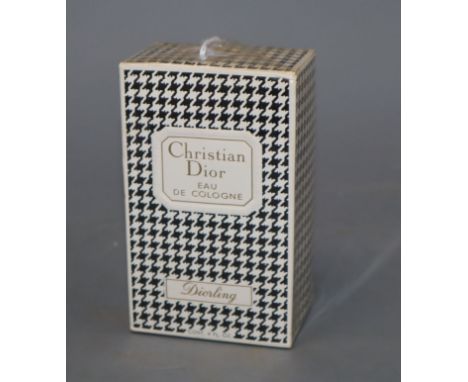 A bottle of Christian Dior 'Diorling' eau de cologne, in sealed unopened box