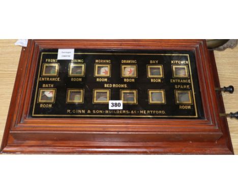 An R. Cinn &amp; Son servant's call panel