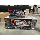SkilSaw- 7 In Medusa Walk Behind Worm Drive For Concrete & 7-1/4 Alum Worm Drive ( items are located
