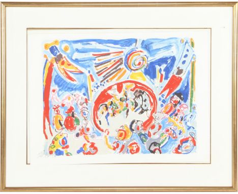 Armand Avril (1926-)Toros, numbered 100/200, silkscreen 75x55 cm