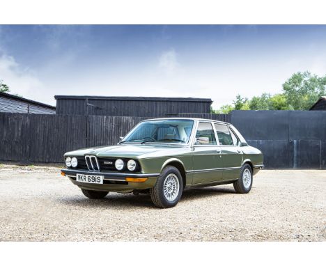 1978 BMW 520i Sports SaloonRegistration no. VKR 691SChassis no. 5045081Odometer Reading: 31,154MoT Expiry: TBA *A fine exampl