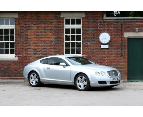 2004 Bentley Continental GT CoupéRegistration no. LF04 VWLChassis no. SCBCE63W94C022751Odometer Reading: 147,285MoT Expiry: 1