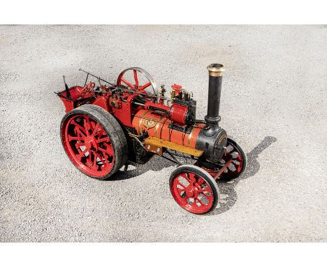 A 3' scale model of a Marshall 7nhp agricultural traction engine,A well engineered and large scale model bearing a plaque whi