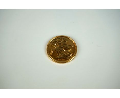 A Queen Elizabeth II gold sovereign, London Mint, dated 2004