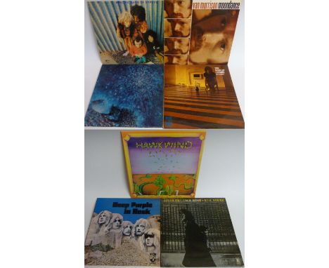 Seven Albums from 1970 comprising Jimi Hendrix 'Band of Gypsys' original Track Label  (super 2406 002) with puppet sleeve, Sy