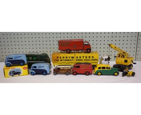 Twenty-nine unboxed diecast vehicles by various makers including Dinky, Corgi, Matchbox including Dinky telephone service van