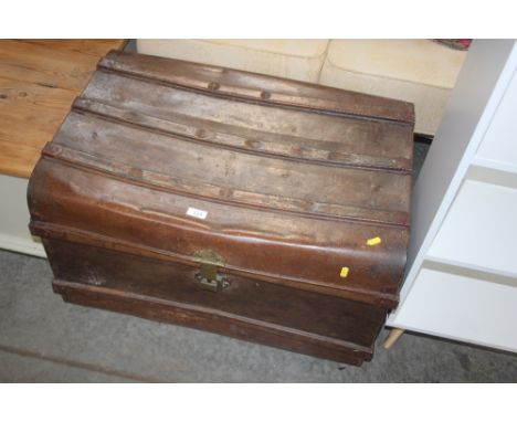 A metal trunk