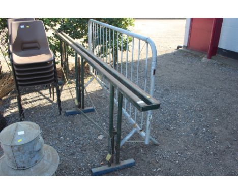 A metal stand 