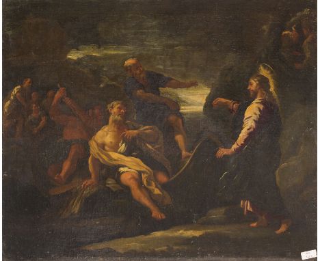 (Napoli, 1634 - 1705)La chiamata di Pietro e AndreaOlio su tela, cm 65X67Anche in questo caso si preferisce formulare l'attri