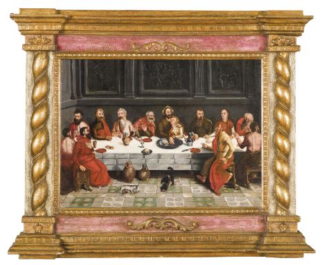 (Aalst, 1502 - Bruxelles, 1550)Ultima cenaOlio su tavola, cm 39X52Nel 1527 Pieter Coecke Van Aelst era già registrato nella G