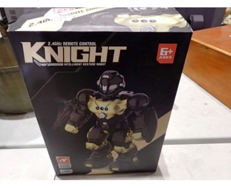 Remote/gesture control knight robot, working at lotting. Not available for in-house P&amp;P 