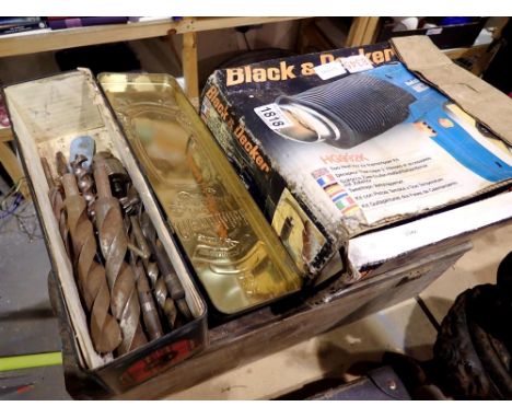 Collection of mixed tools including Black and Decker. Not available for in-house P&amp;P 