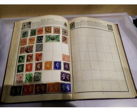 Single stamp album, Edward VII and later. UK P&amp;P Group 1 (£16+VAT for the first lot and £2+VAT for subsequent lots) 