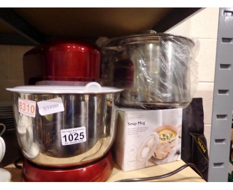 Cooks professional stand mixer and other kitchen items. All electrical items in this lot have been PAT tested for safety and 