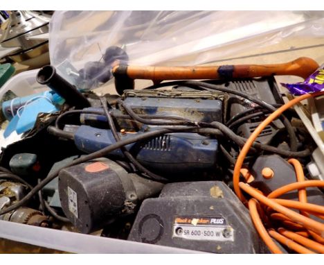 Mixed power tools including drills sanders etc. All electrical items in this lot have been PAT tested for safety and have pas