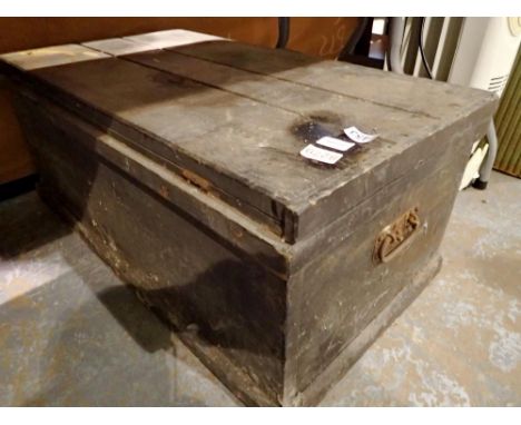 Pine tool box with carry handles. Not available for in-house P&amp;P 