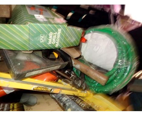 Quantity of mixed tools including a drill. Not available for in-house P&amp;P 