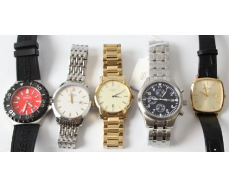 ROTARY. Five Rotary wrist watches. BOOK A VIEWING TIME SLOT ON OUR WEBSITE FOR THIS LOT. IMPORTANT: Online bidding only. Book
