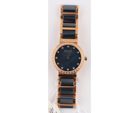BERING. Bering ladies ceramic wrist watch. 10729-767. RRP £299.(Boxed) BOOK A VIEWING TIME SLOT ON OUR WEBSITE FOR THIS LOT. 