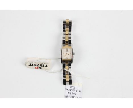 TISSOT. Tissot 1853 ladies wrist watch. T0421092211700. RRP £325. BOOK A VIEWING TIME SLOT ON OUR WEBSITE FOR THIS LOT. IMPOR