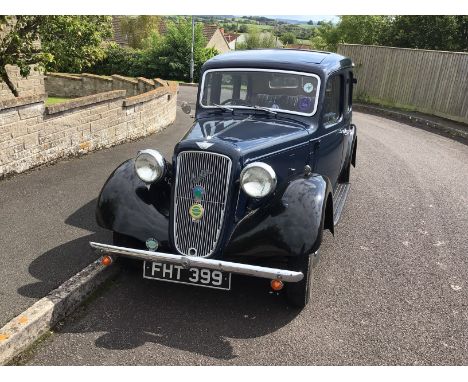 1938 Austin 10 CambridgeRegistration number FHT 399Chassis number G156137Engine Number IG155099The 10 was Austin’s their mid-