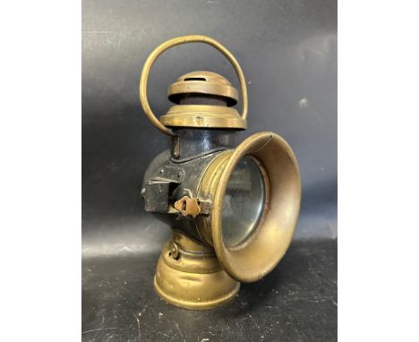 A large carriage lamp, unknown maker. 