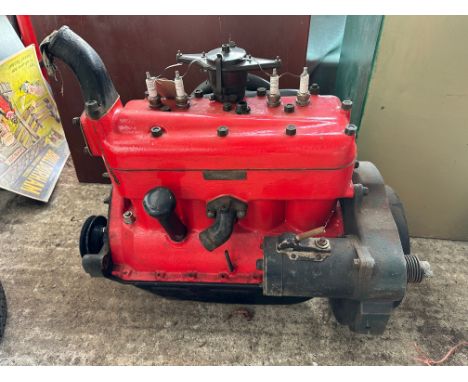 A rebuilt Ford Model A engine. 