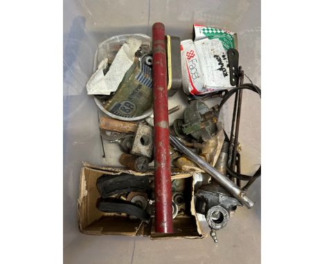 Assorted vintage car spares inc. early MG parts etc. 