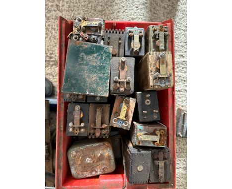 A box of Ford Model T trambler buzz coils. 